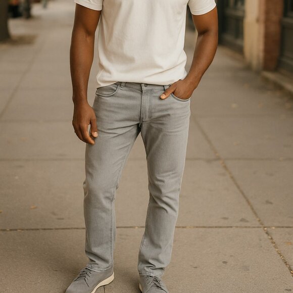 SOLD-Men's AG 'The Tellis' Gray Modern Slim 31x34-SOLD - Picture 1 of 11